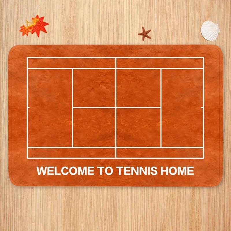 Badminton Set Garden - Sports Theme Carpet Mat Tennis Badminton