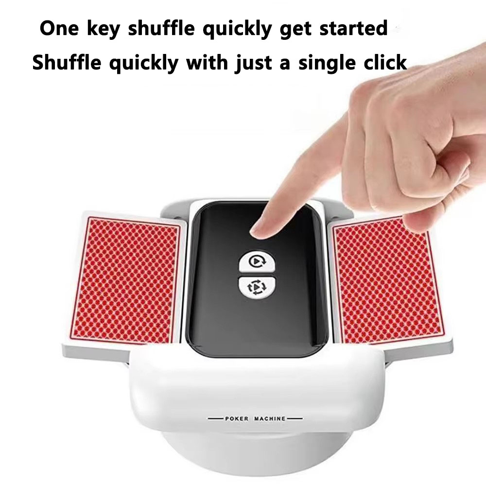 Party Games At Home - Rechargeable Automatic Card Shuffling Machine Electric
