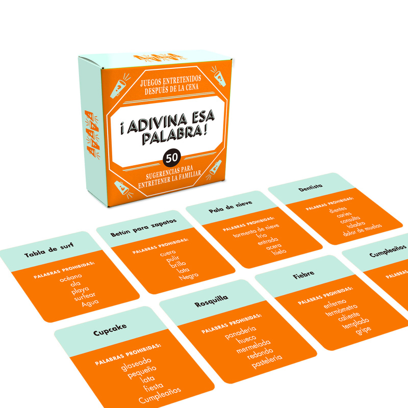 Party Games In Spanish - Spanish Word Guessing Board Game –