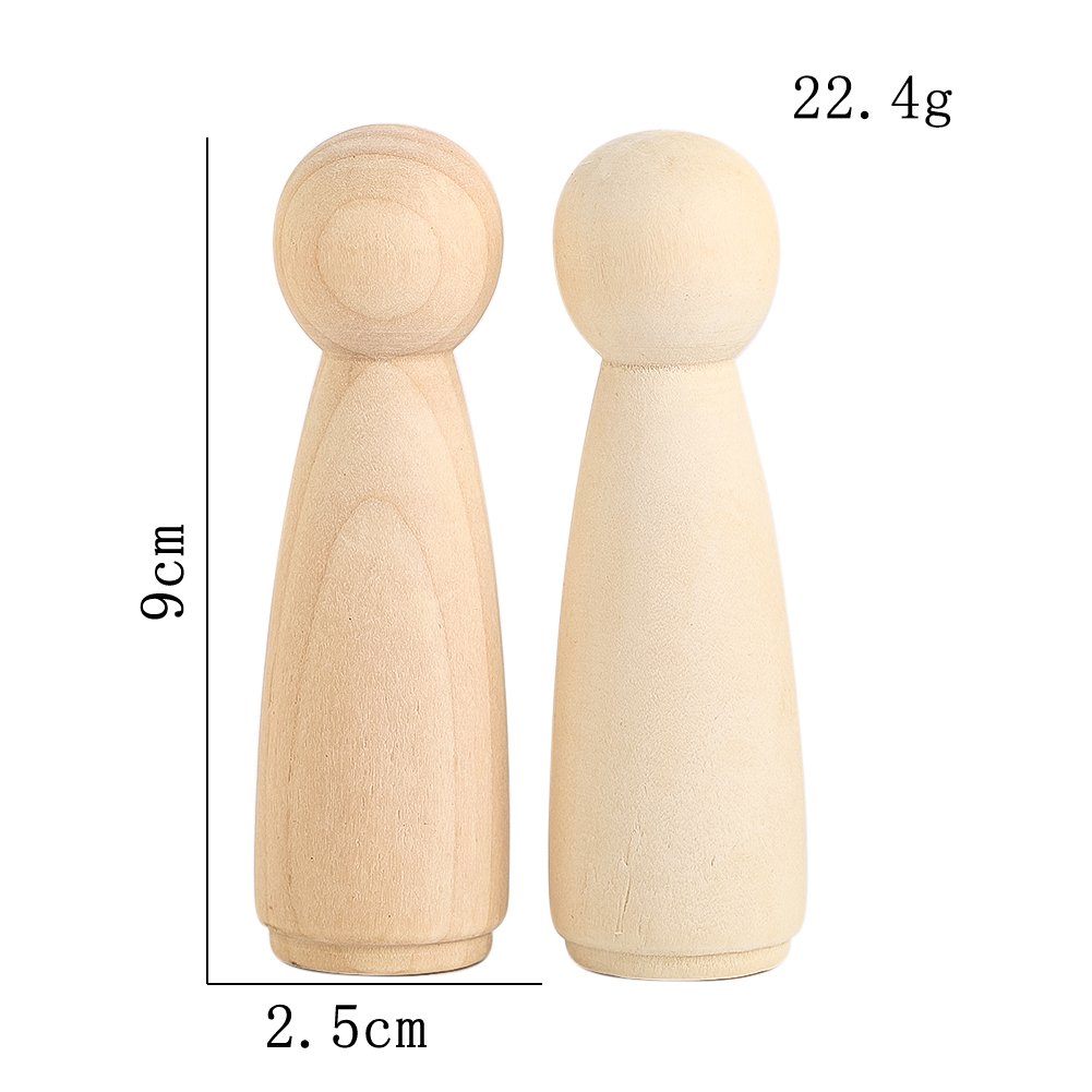 2PCS Wooden Puppet Solidwood C - Party Games Simple ulasan dan harga