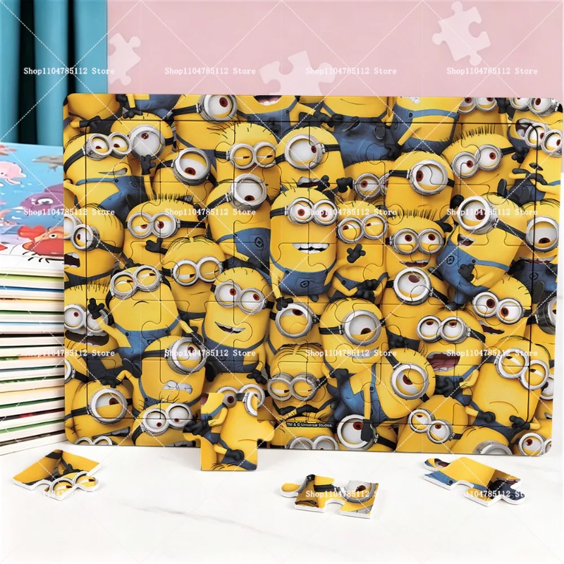 2026 Minions Puzzle Cartoon An - Party Games Simple ulasan dan harga
