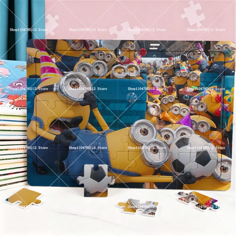 2026 Minions Puzzle Cartoon An - Party Games Simple ulasan dan harga