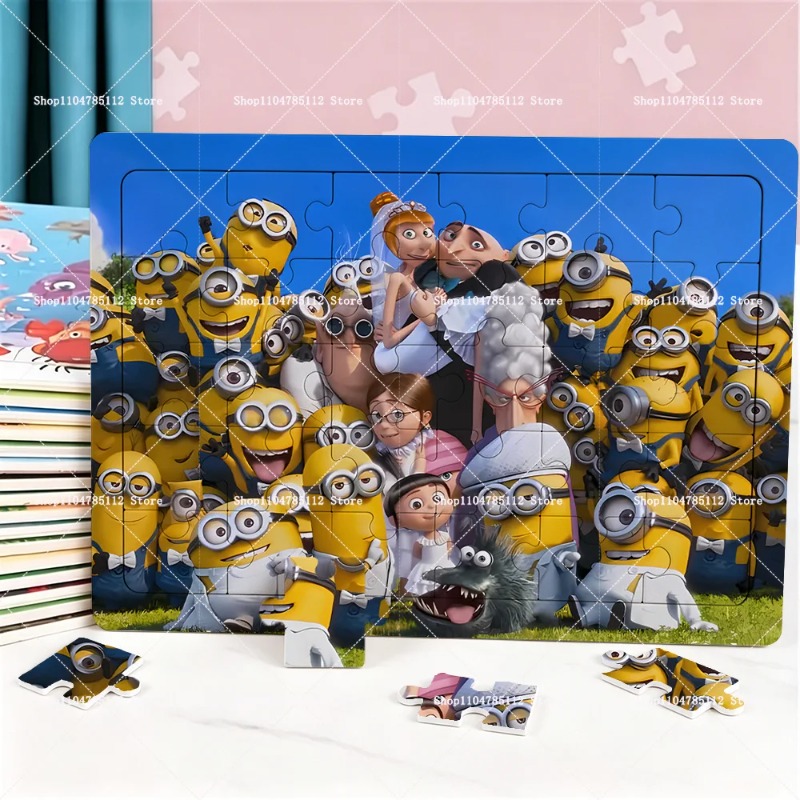 2026 Minions Puzzle Cartoon An - Party Games Simple ulasan dan harga