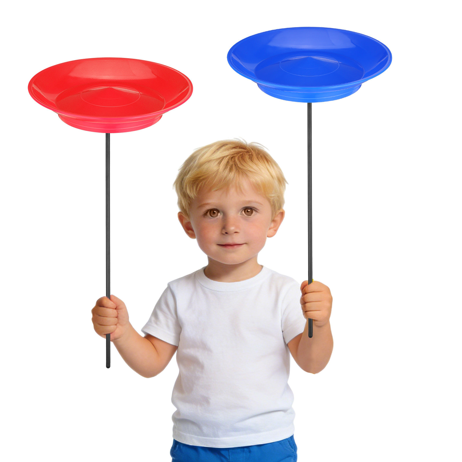 2Sets Juggling Spinning Plates - Party Games No Equipment ulasan dan harga