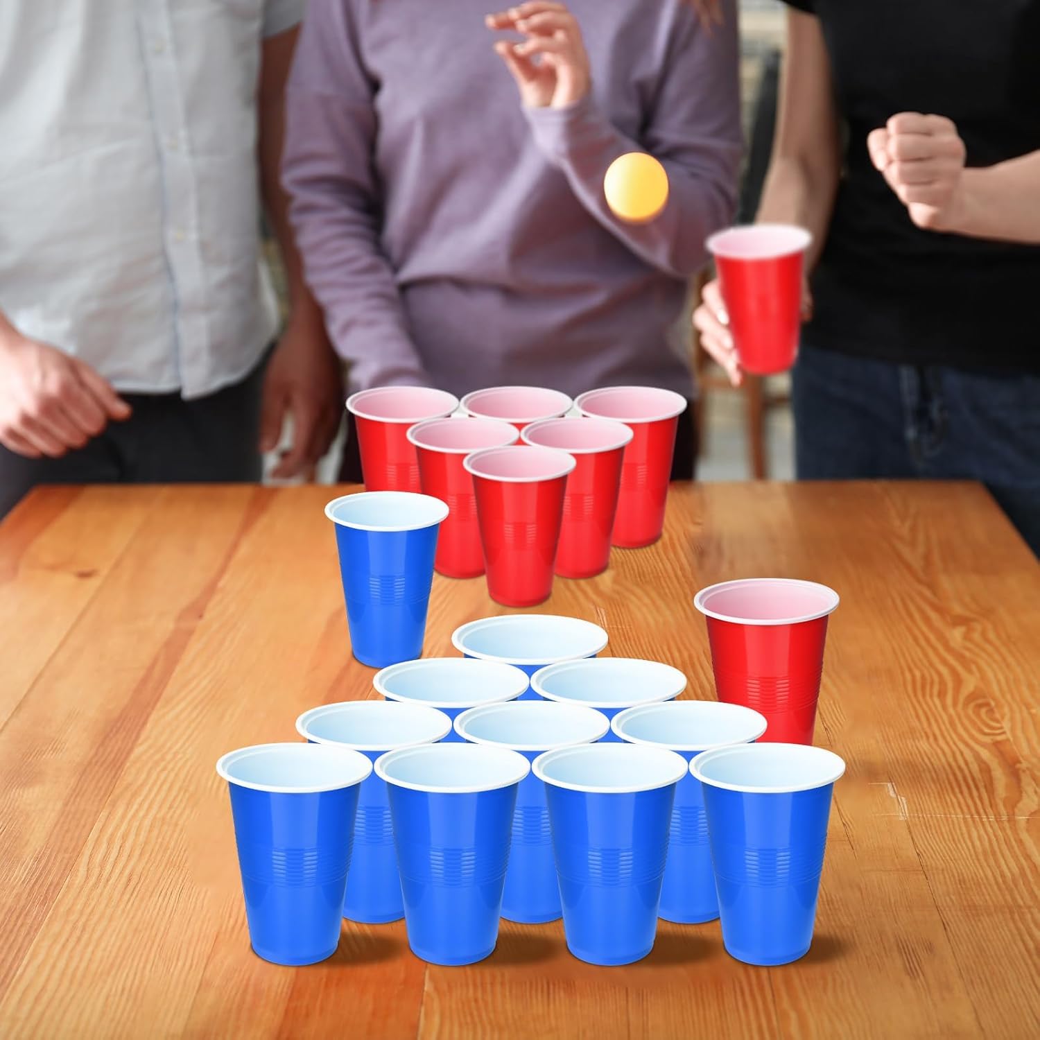 Cup Pong Game Set 22 Pcs 16 Oz - Party Games Jenga ulasan dan harga