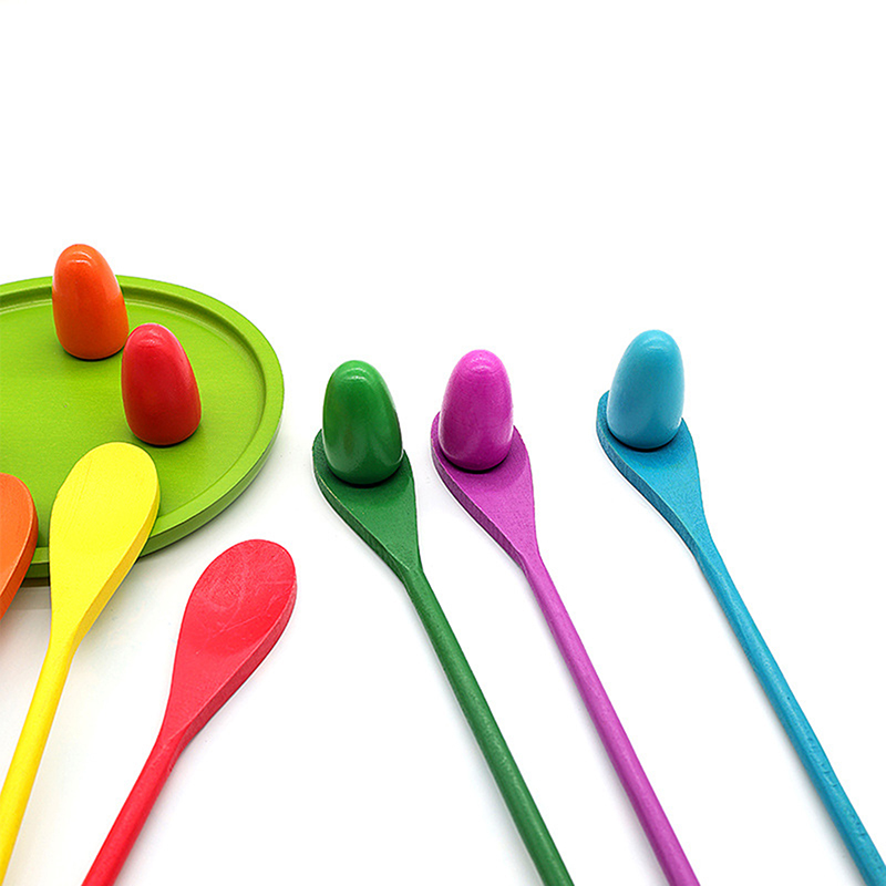 Z. 6 Pcs Egg Spoon Race Game S - Party Games Egg ulasan dan harga