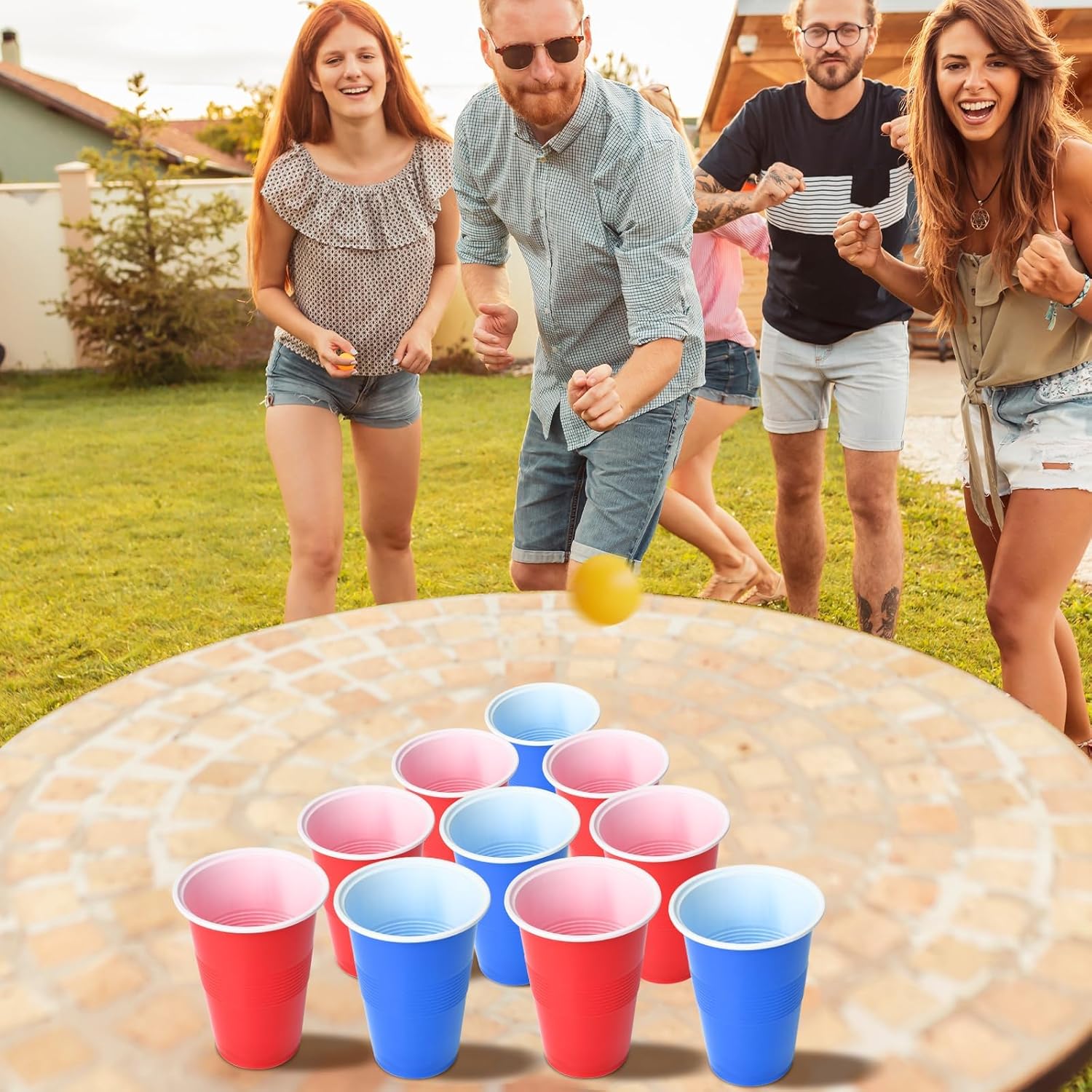 60 Packs 16 Oz Plastic Party C - Party Games Jenga ulasan dan harga