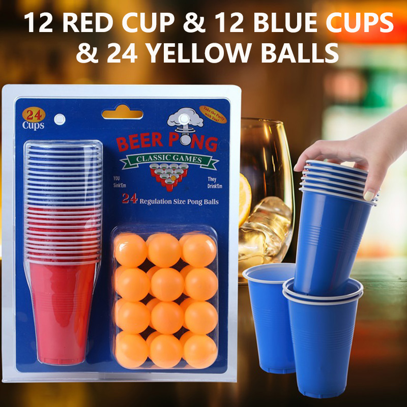 Beer Pong Game Set & Party Cup - Party Games Jenga ulasan dan harga