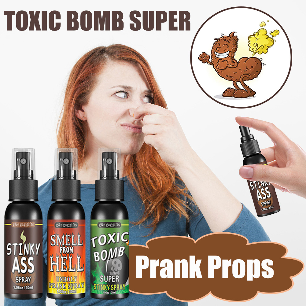 3pcs/set 30ml Liquid Fart Spra - Party Games Bomb ulasan dan harga