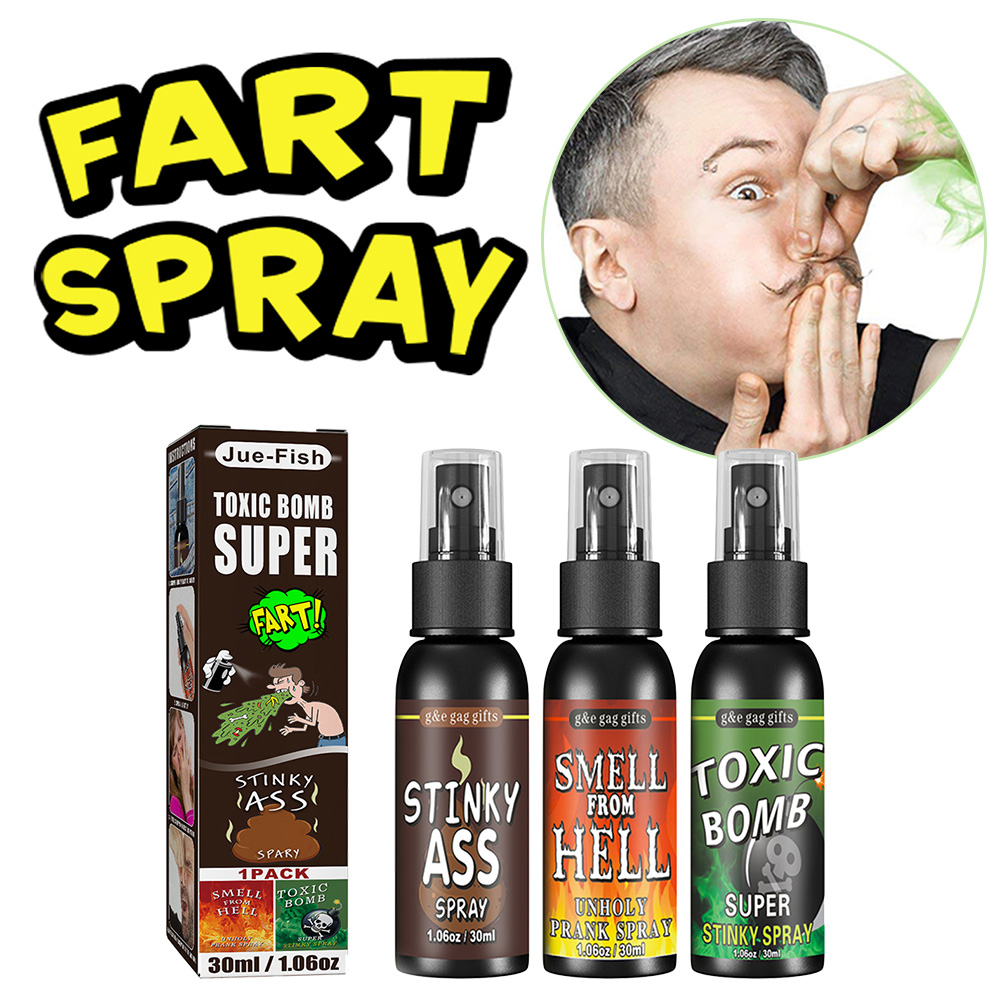 3pcs/set 30ml Liquid Fart Spra - Party Games Bomb ulasan dan harga