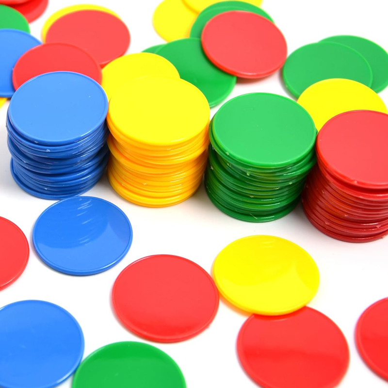 40PCS 37MM Plastic Poker Chips - Party Games Juegos De Mesa ulasan dan harga