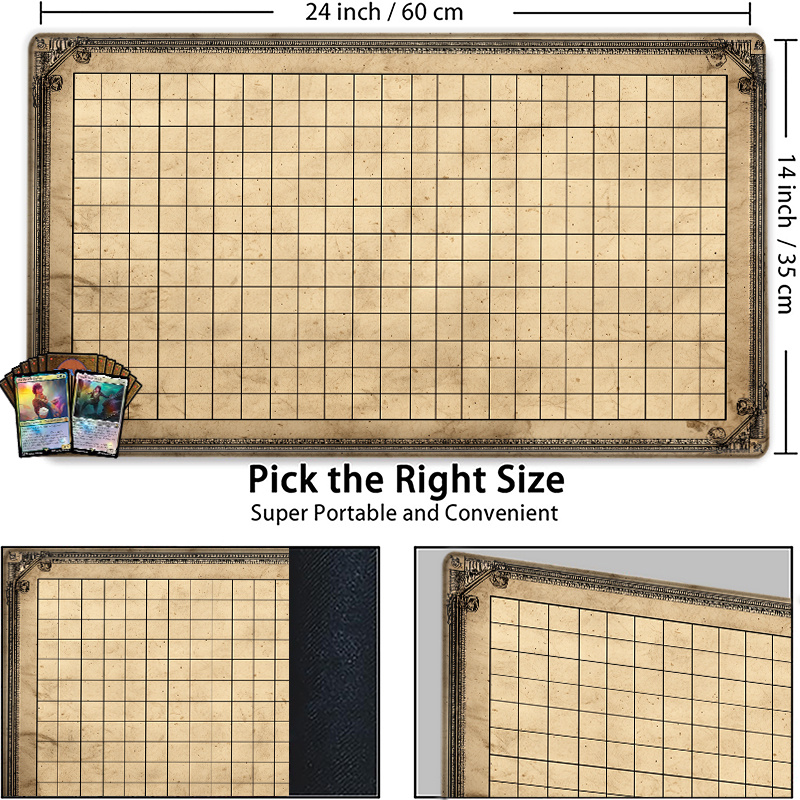 Vintage Grid Tabletop Game Mat - Party Games Simple ulasan dan harga