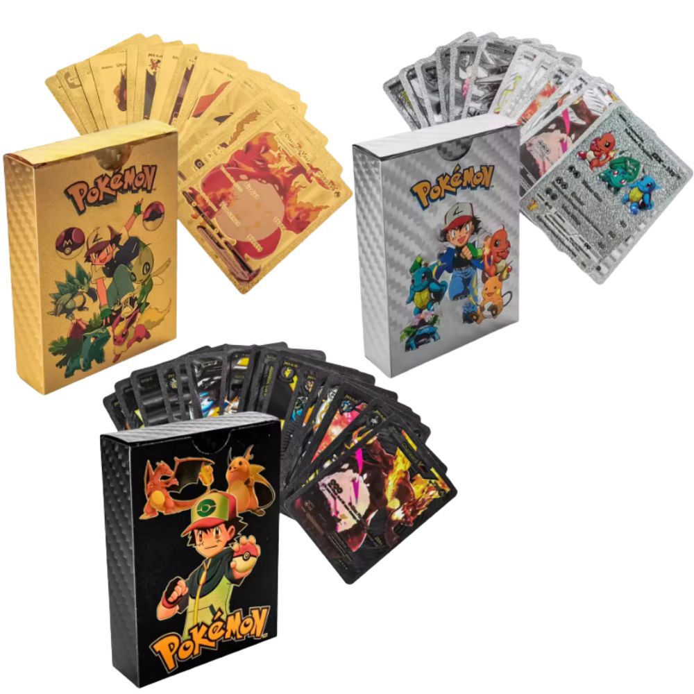 55PCS Pokémon Cards Vmax GX Go - Party Games In Spanish ulasan dan harga