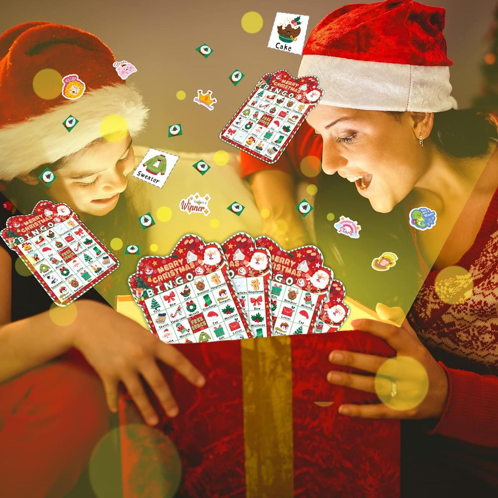 Christmas Bingo Cards Kids Chr - Party Games Bingo ulasan dan harga