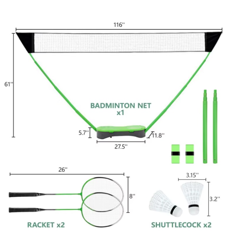 High-Quality Garden Sports Por - Badminton Set Garden ulasan dan harga