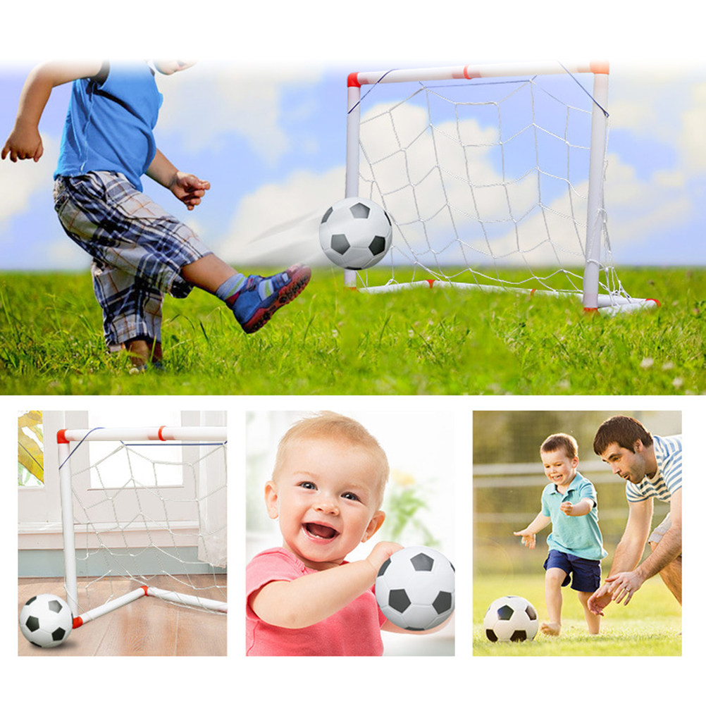 1Set 56Cm Mini Football Goal W - Party Games Indoor ulasan dan harga