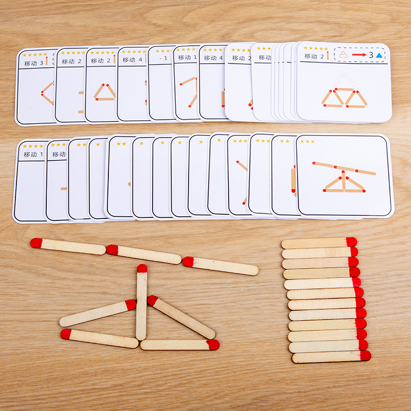 Montessori Matches Puzzles Gam - Party Games At Home ulasan dan harga