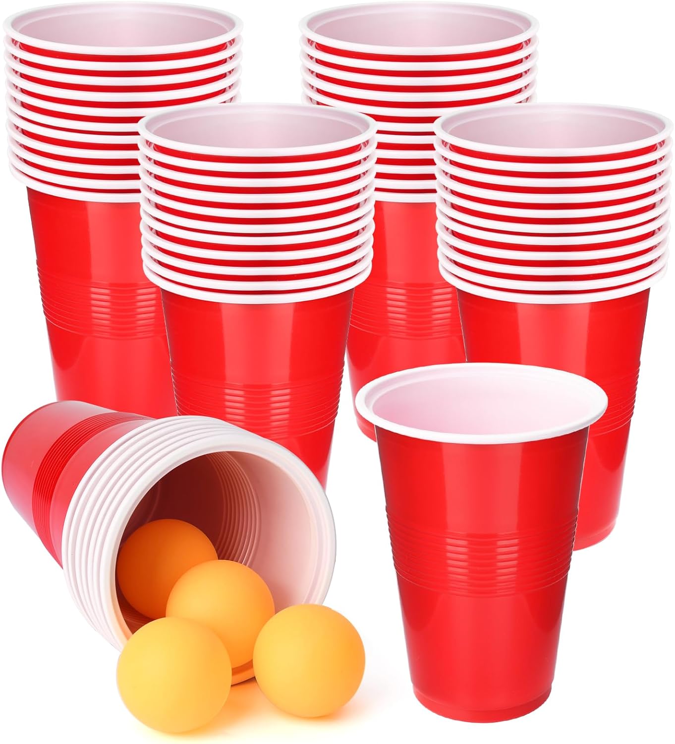 Cup Pong Game Set 22 Pcs 16 Oz - Party Games Jenga ulasan dan harga