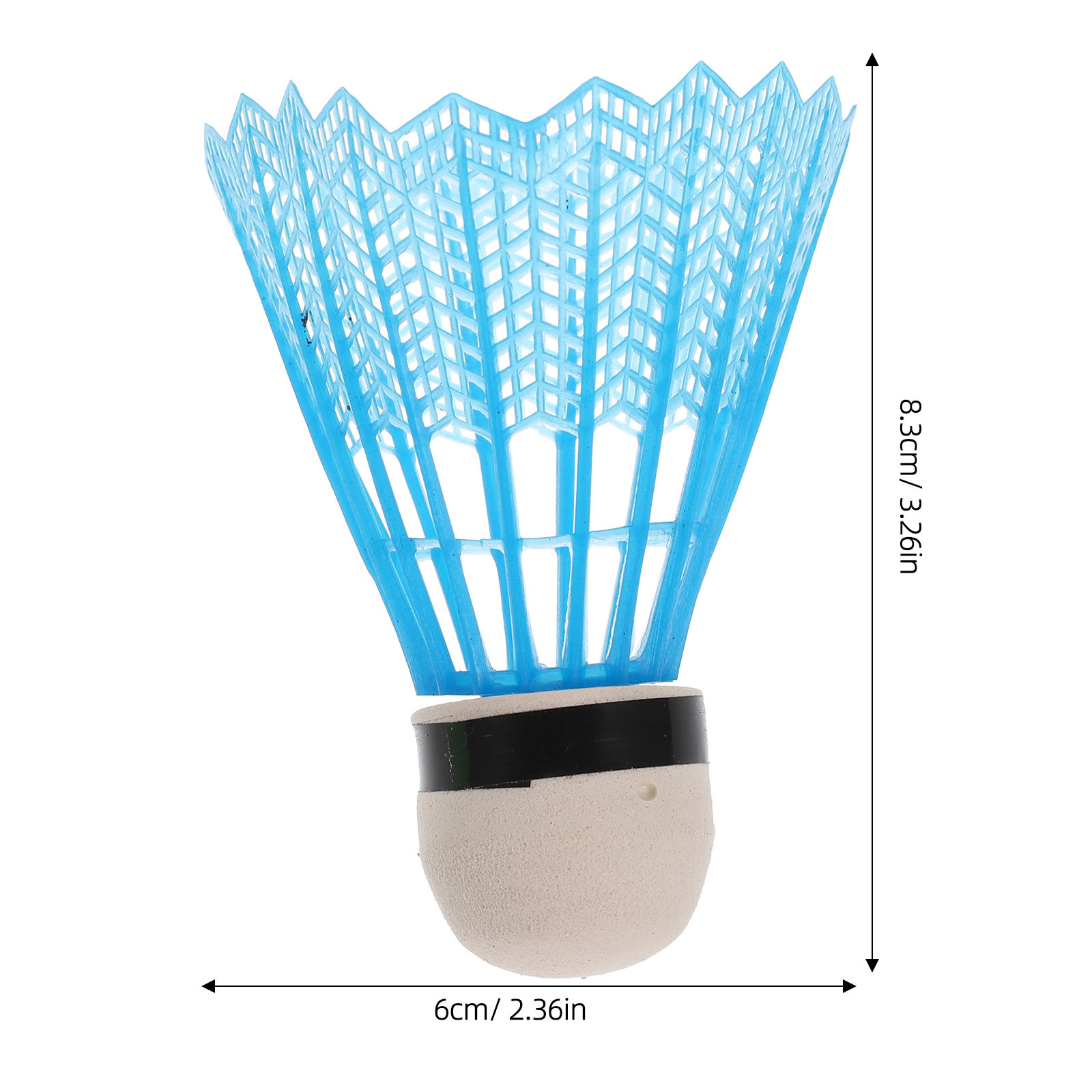 12Pcs Plastic Shuttlecocks Nyl - Badminton Set Garden ulasan dan harga