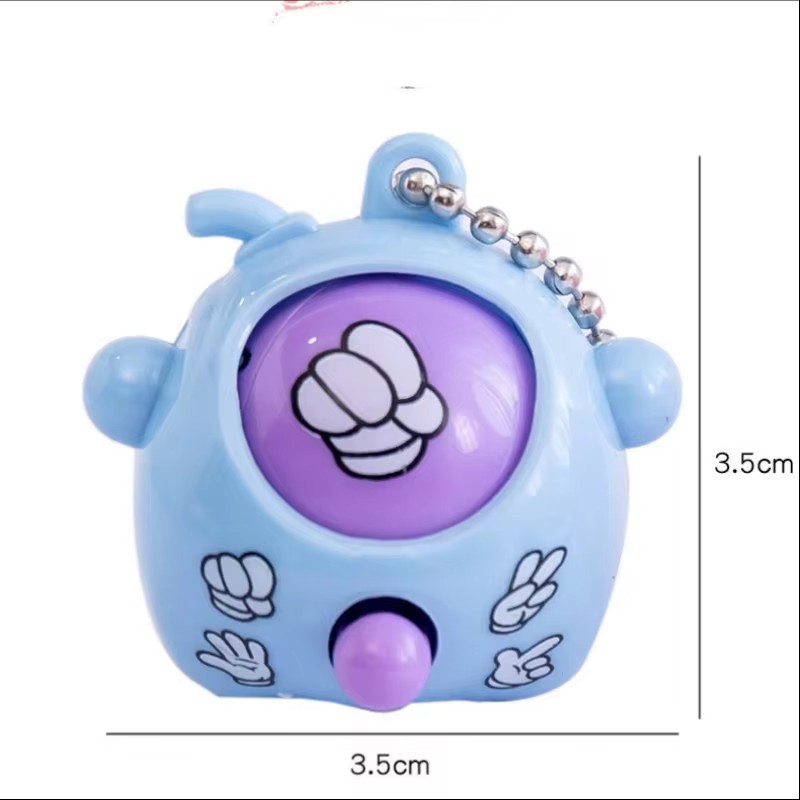 Rock Paper Scissors Egg Keycha - Party Games Egg ulasan dan harga