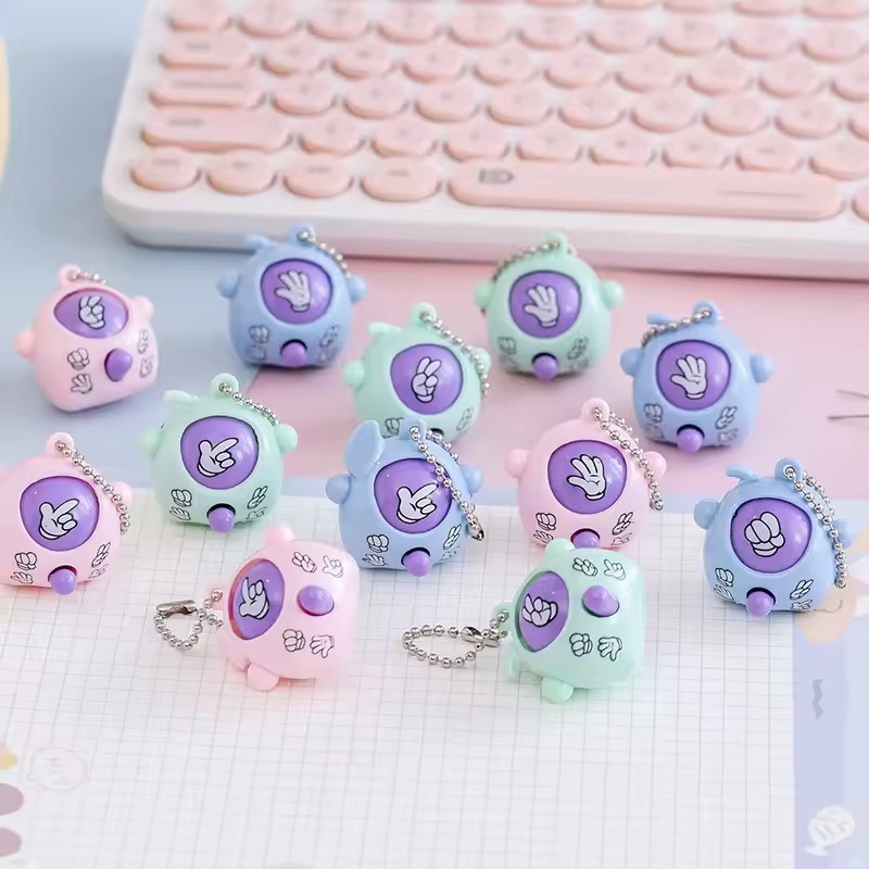Rock Paper Scissors Egg Keycha - Party Games Egg ulasan dan harga