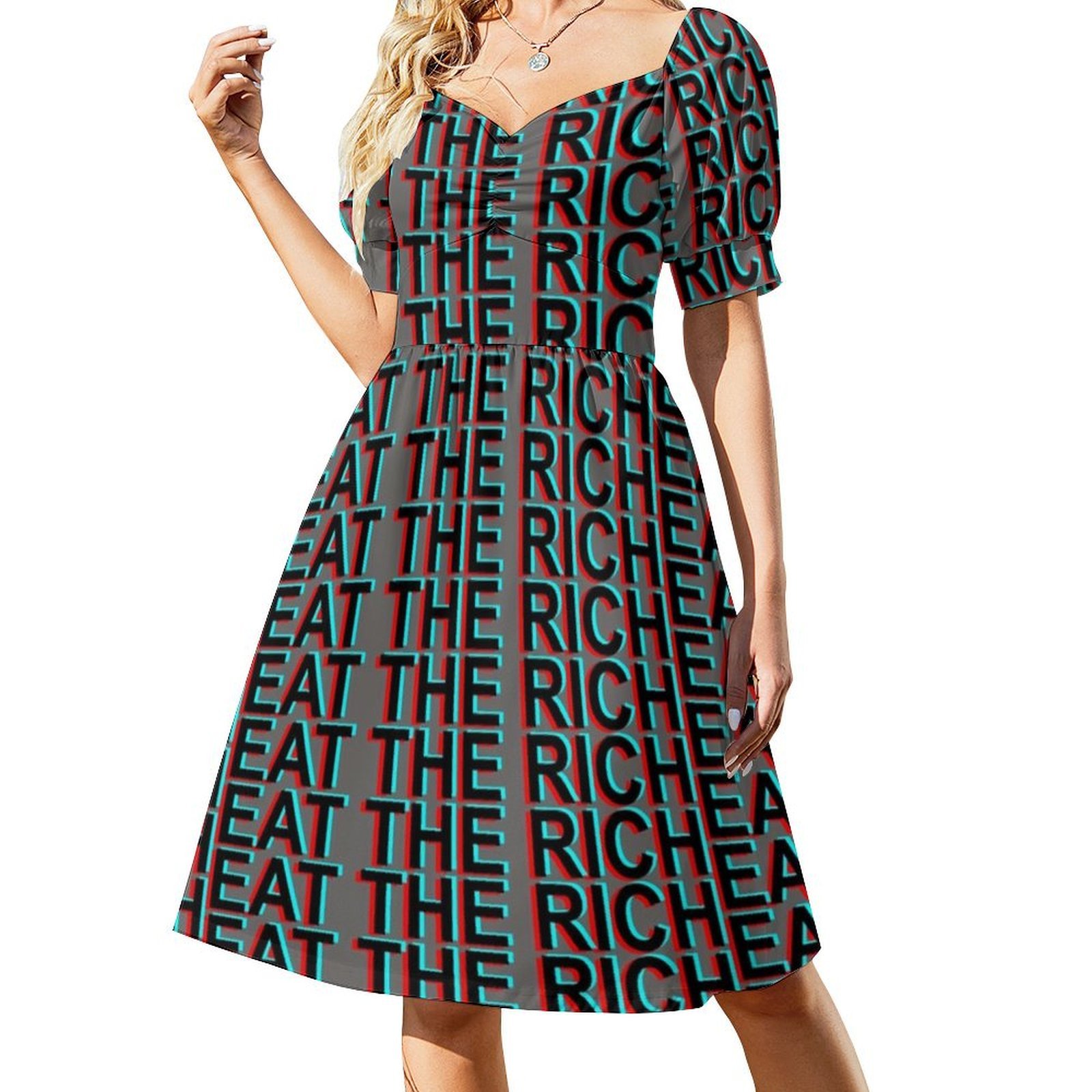 Eat The Rich Women's Elegant P - Party Games Summer ulasan dan harga