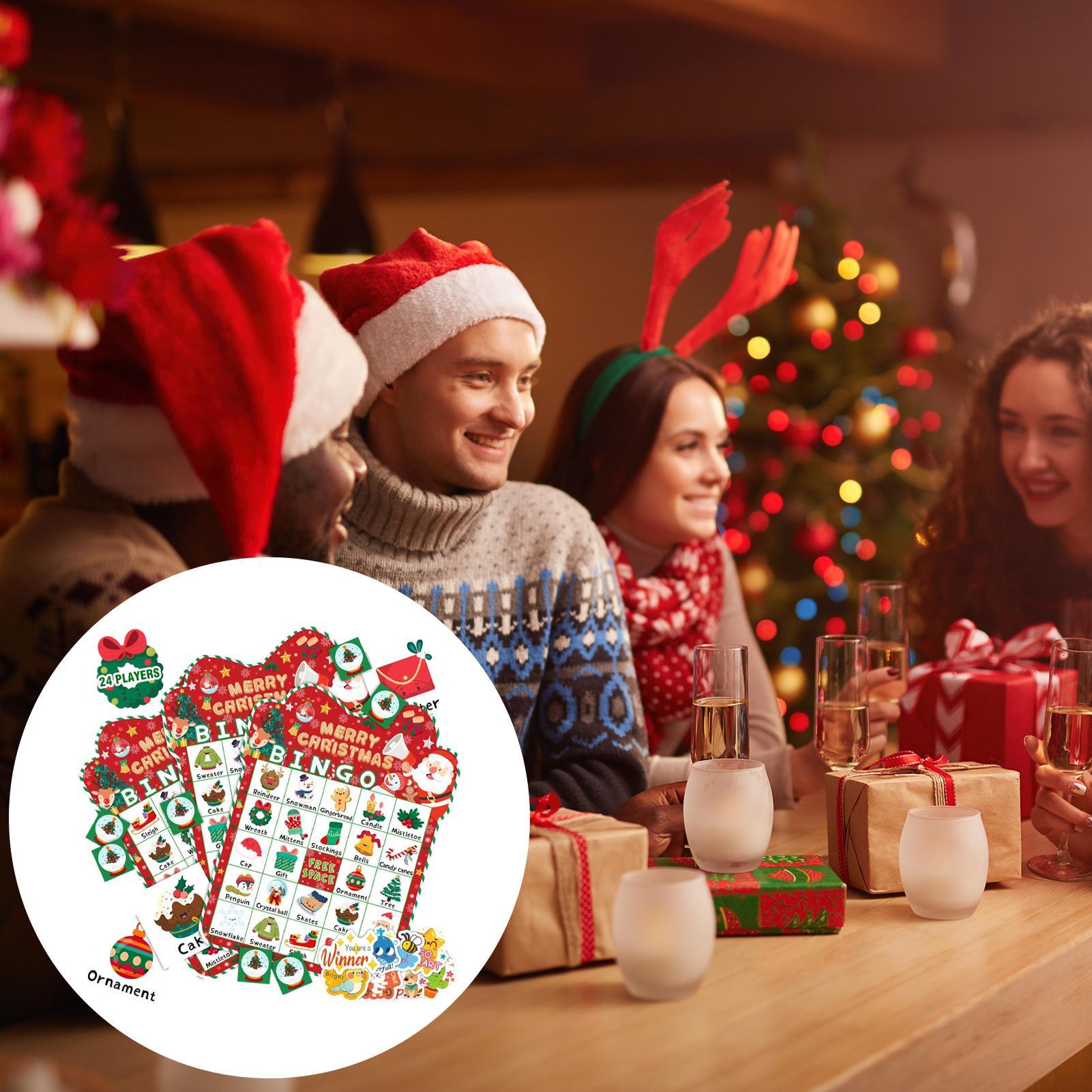 Christmas Bingo Game 24 Cards  - Party Games Bingo ulasan dan harga