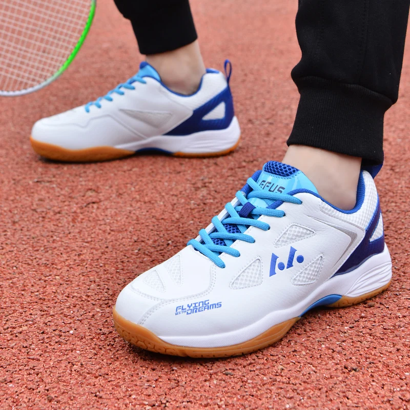 New Men Women Badminton Shoes  - Badminton Set Garden ulasan dan harga