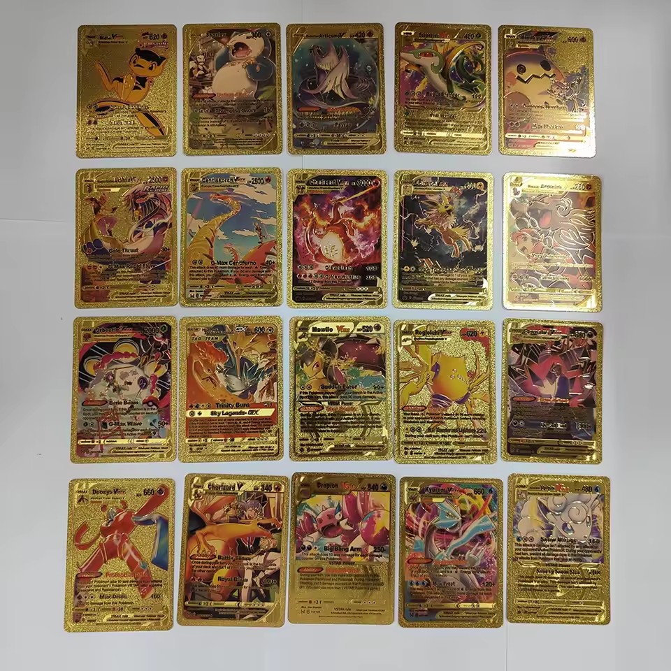 New 55PCS Pokémon Cards Vmax G - Party Games In Spanish ulasan dan harga