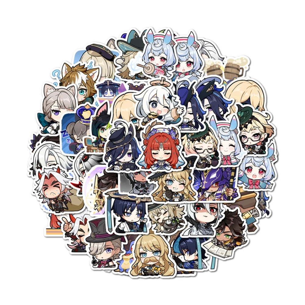 48pcs Game Character Genshin I - Party Games Indoor ulasan dan harga