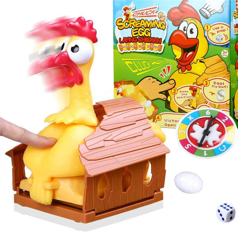Funny Lucky Chicken Laying Egg - Party Games Egg ulasan dan harga