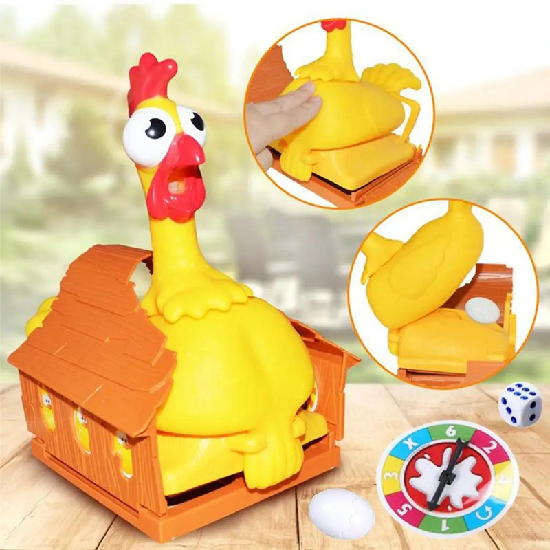 Funny Lucky Chicken Laying Egg - Party Games Egg ulasan dan harga