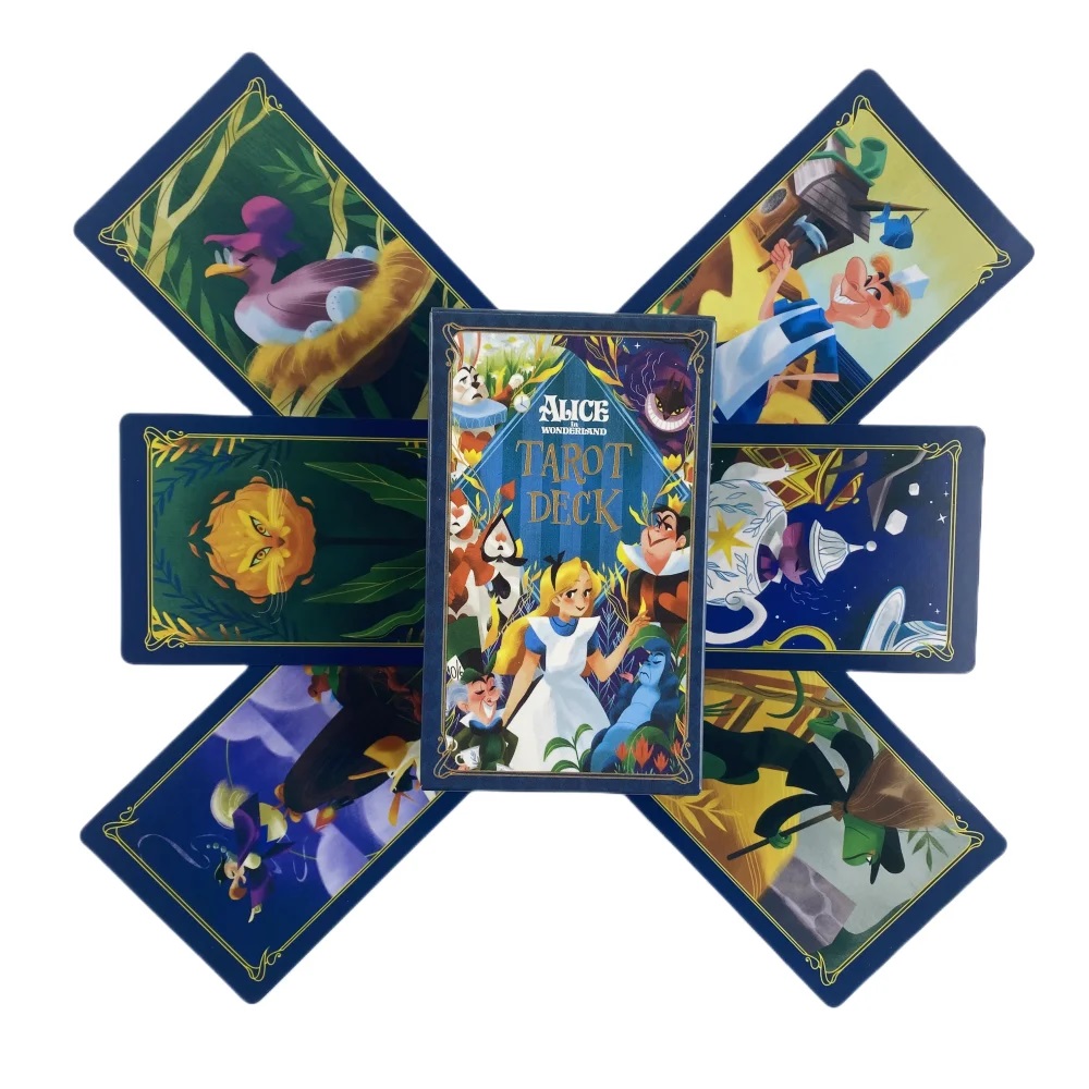 Alice in Wonderland Tarot Deck - Party Games Alice In Wonderland ulasan dan harga