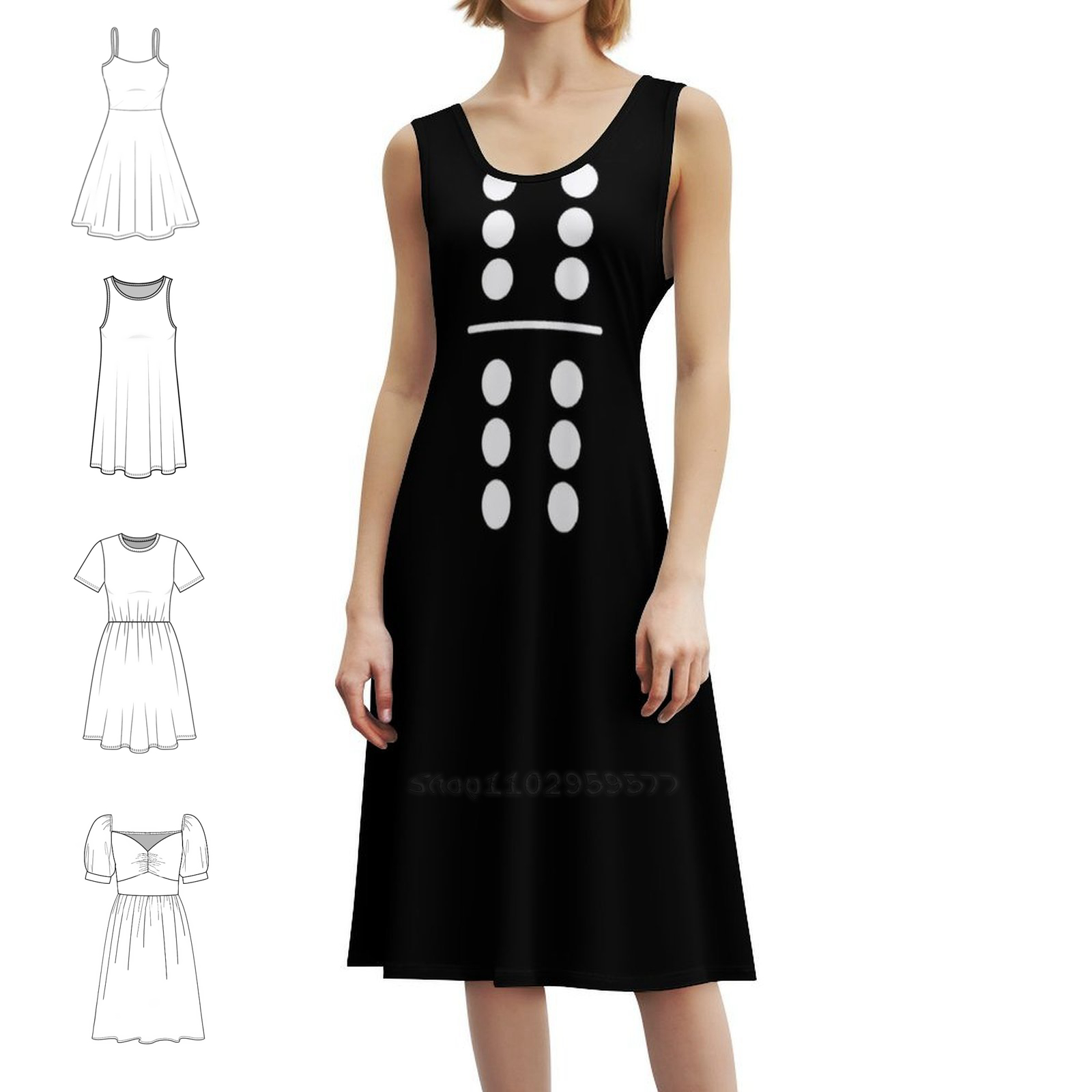 Domino Costume 6-6 Double Six  - Party Games Simple ulasan dan harga