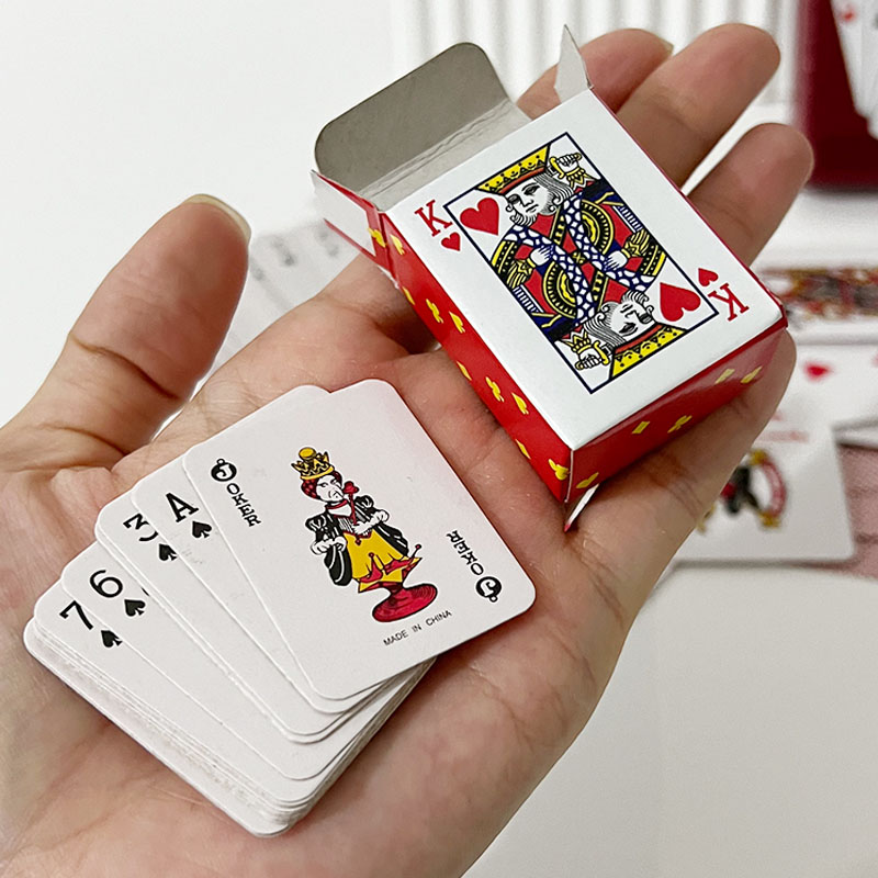 Mini Poker Playing Cards Cute  - Party Games Juegos De Mesa ulasan dan harga
