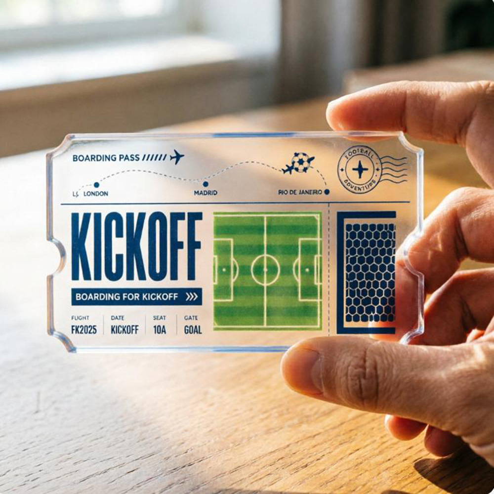 Soccer Travel Ticket Acrylic C - Party Games Game Pass ulasan dan harga