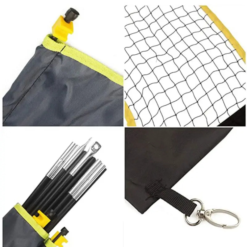 Foldable Badminton Net Set for - Badminton Set Garden ulasan dan harga