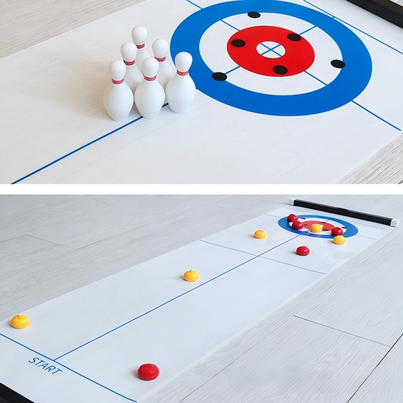 New Mini Curling&Bowling Table - Party Games Indoor ulasan dan harga