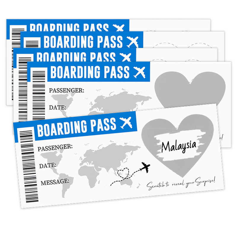 1Set Boarding Pass Theme Scrat - Party Games Game Pass ulasan dan harga