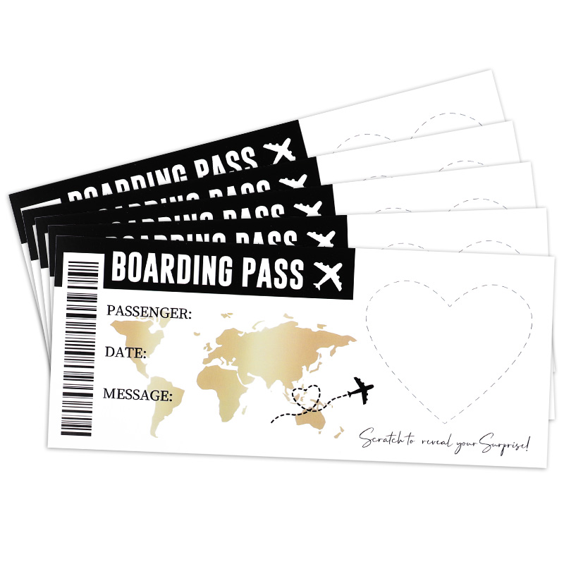 1Set Boarding Pass Theme Scrat - Party Games Game Pass ulasan dan harga