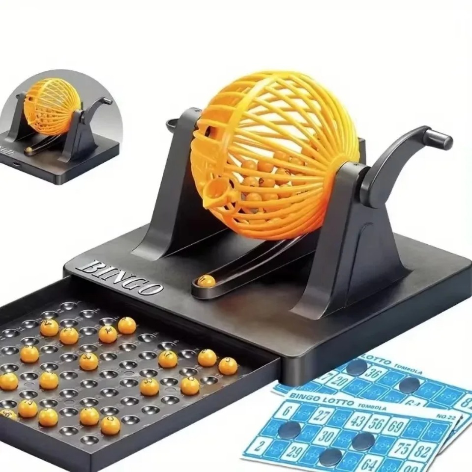Deluxe Bingo Game Set with Cag - Party Games Juegos De Mesa ulasan dan harga