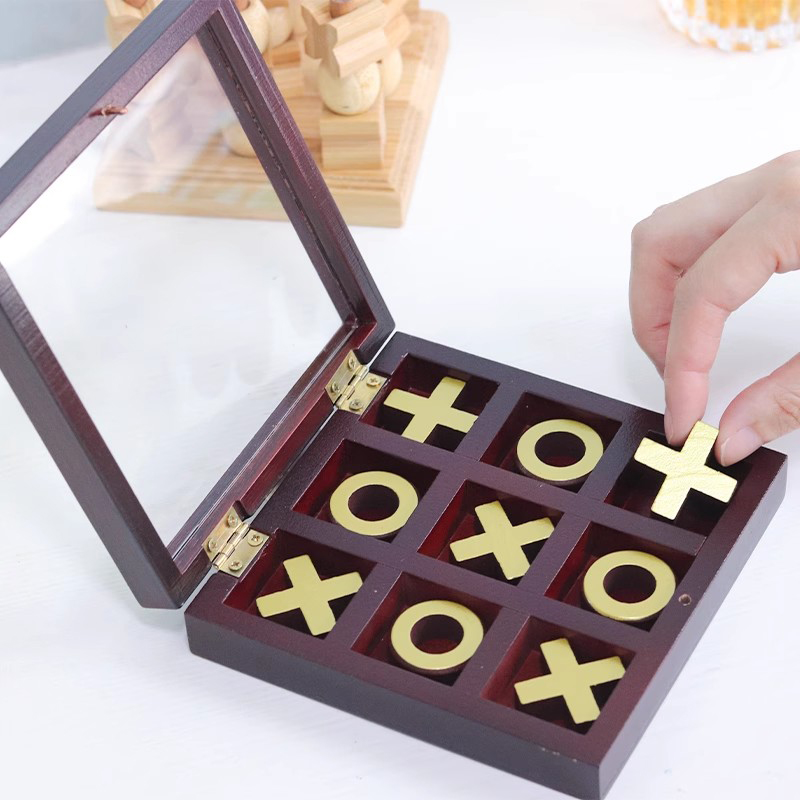 3D Tic Tac Toe Game Wood XOXO  - Party Games Juegos De Mesa ulasan dan harga