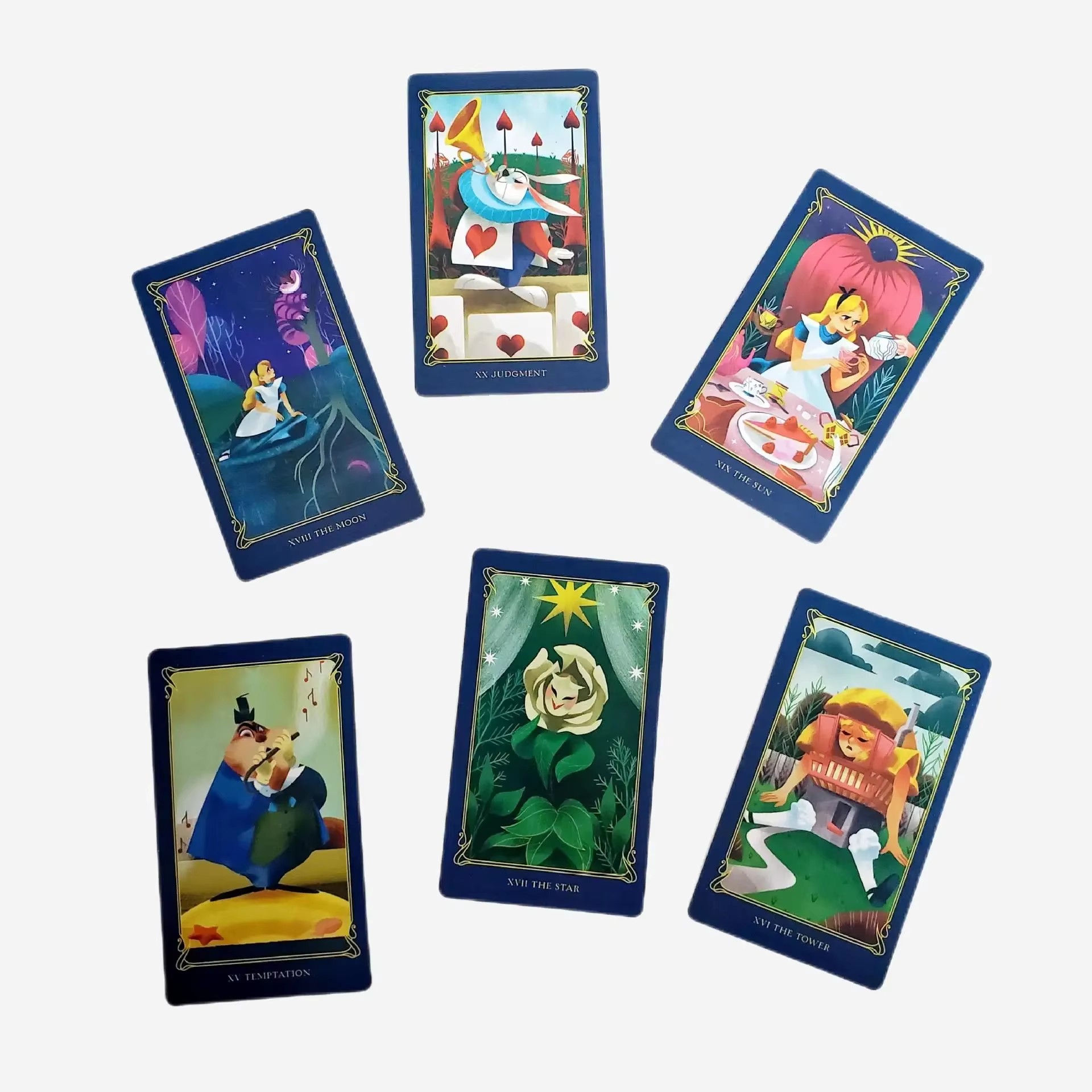 Alice in Wonderland Tarot Deck - Party Games Alice In Wonderland ulasan dan harga
