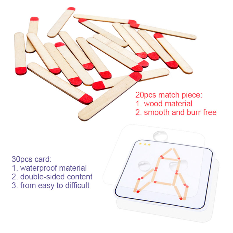 Montessori Matches Puzzles Gam - Party Games At Home ulasan dan harga