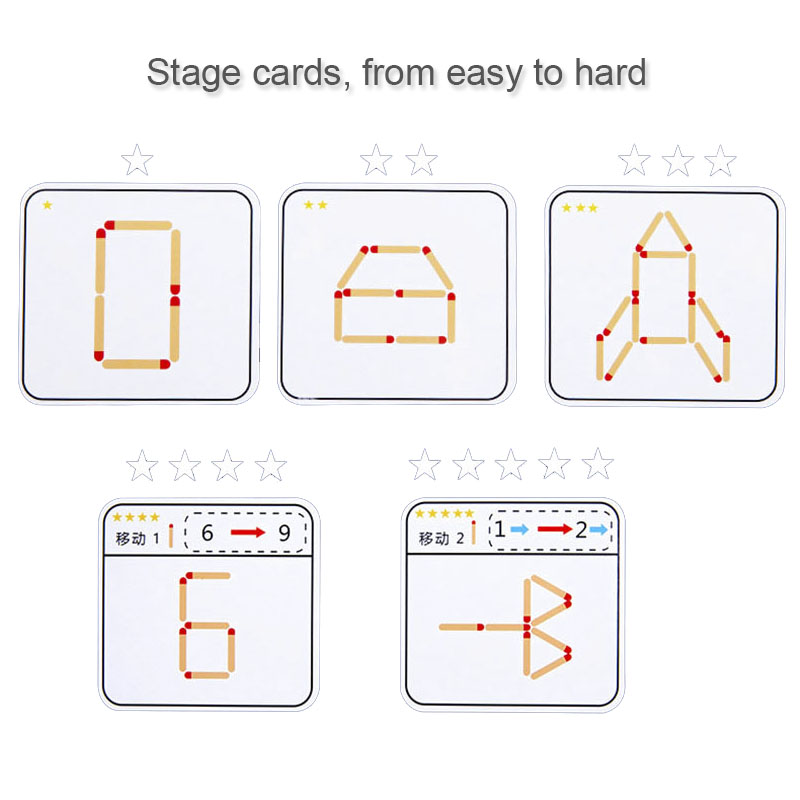 Montessori Matches Puzzles Gam - Party Games At Home ulasan dan harga