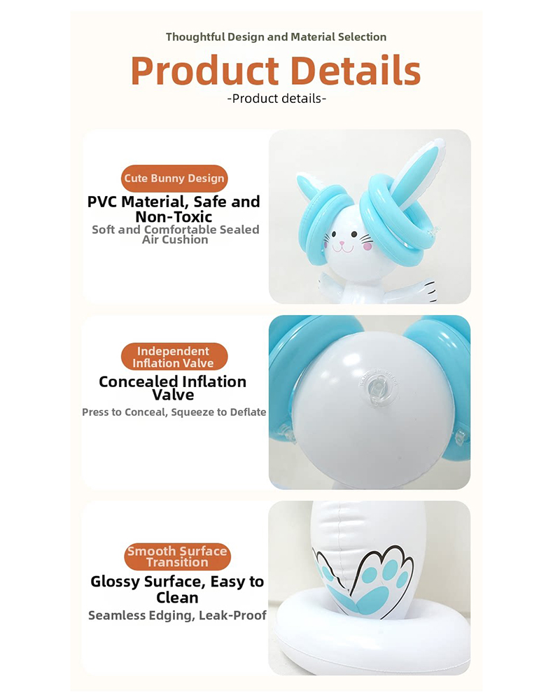 Easter Inflatable Bunny Ring T - Party Games Egg ulasan dan harga