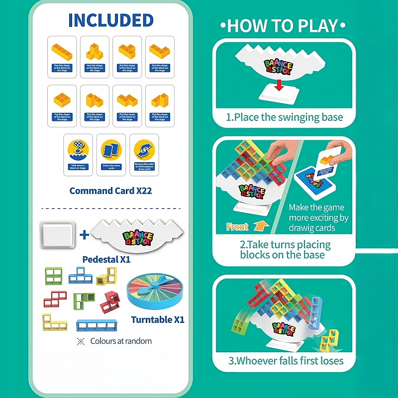 Interactive Balance Block Game - Party Games Indoor ulasan dan harga
