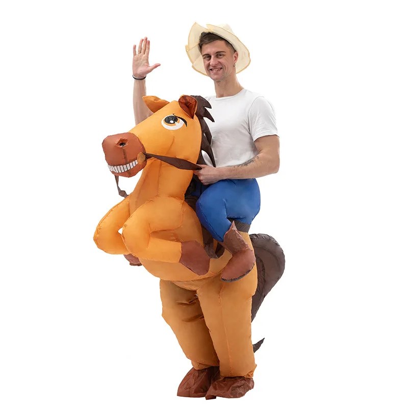 Fun Inflatable Cowboy Costume  - Party Games In Spanish ulasan dan harga