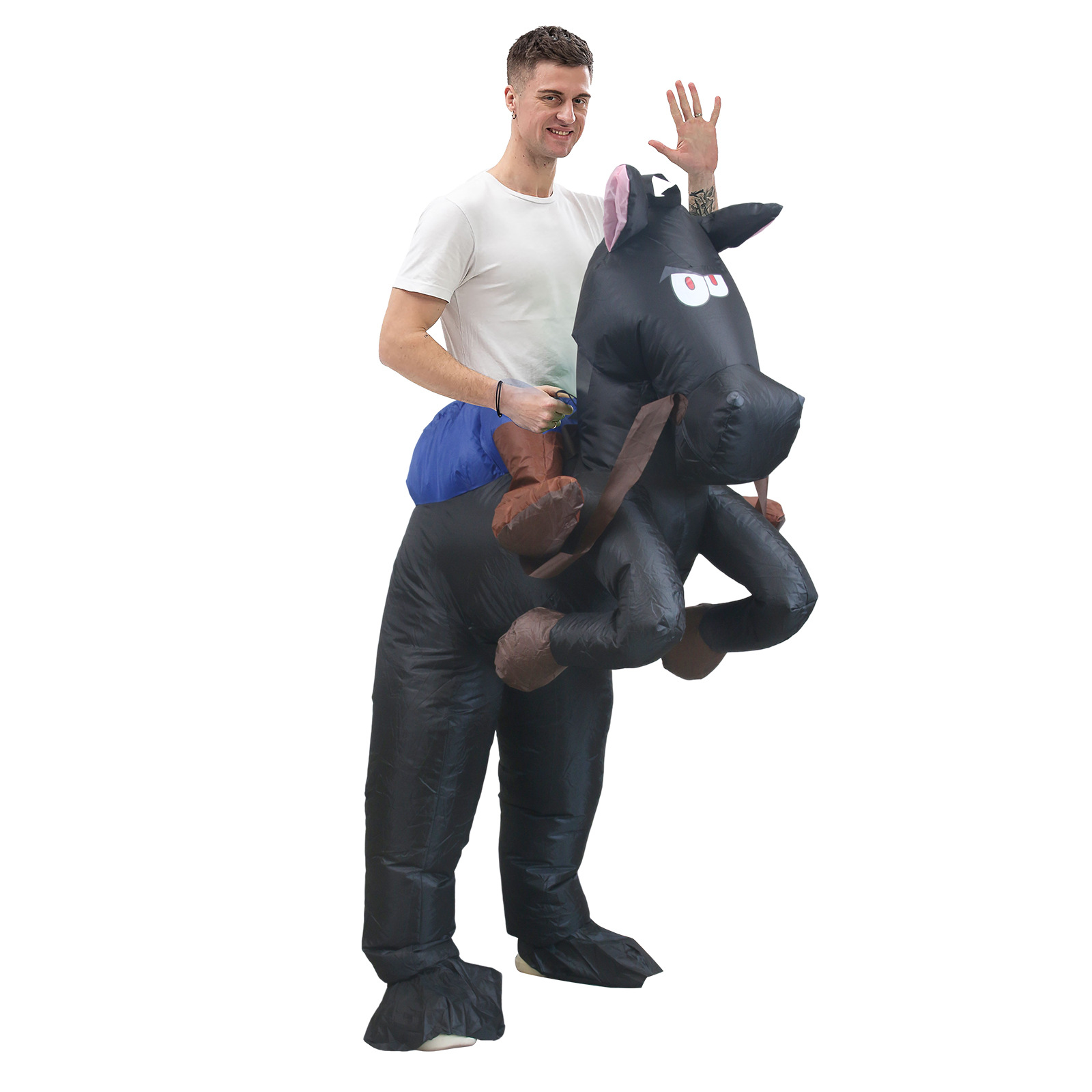 Fun Inflatable Cowboy Costume  - Party Games In Spanish ulasan dan harga