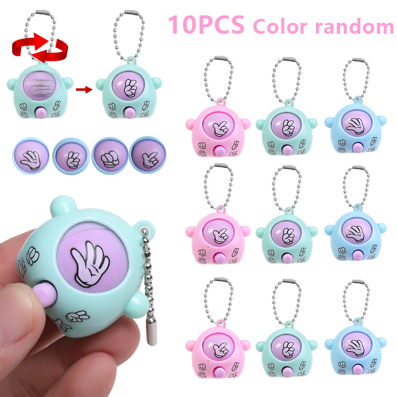10pcs Mini Rock Paper Scissors - Party Games Egg ulasan dan harga